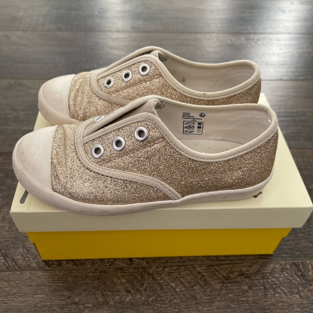 Mini Boden - glitter slip on sneakers size 29 US 11.5